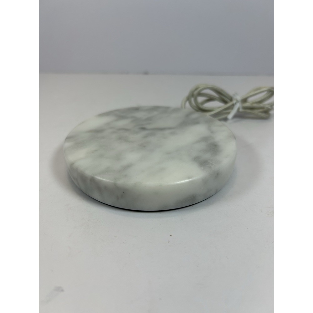 EINOVA Wireless Charging stone - White Marble Flat Felt Bottom